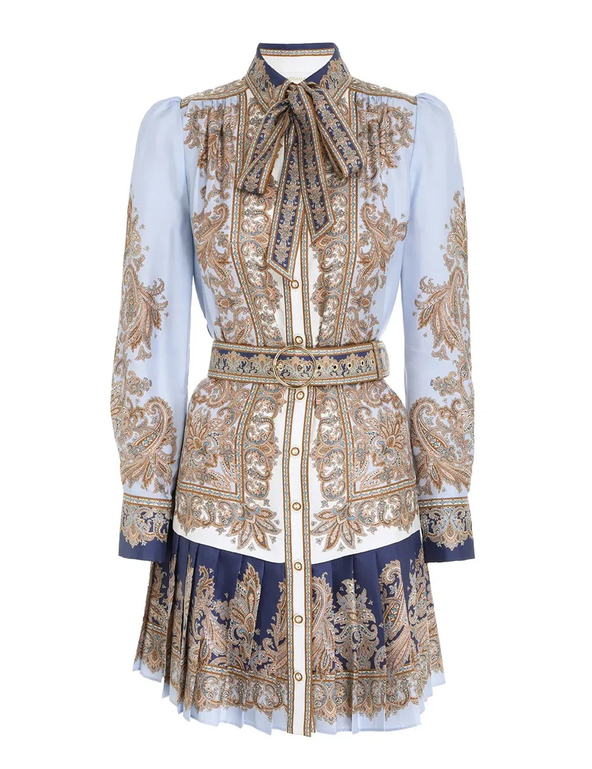 Zimmermann Luminous Paisley Mini Dress Paisley Print Size 8 - Image 3
