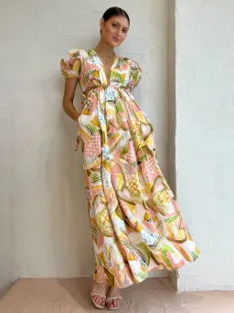 By Nicola Ahoy Plunge Swirl Check Size 6 for rent on The Volte - image 2