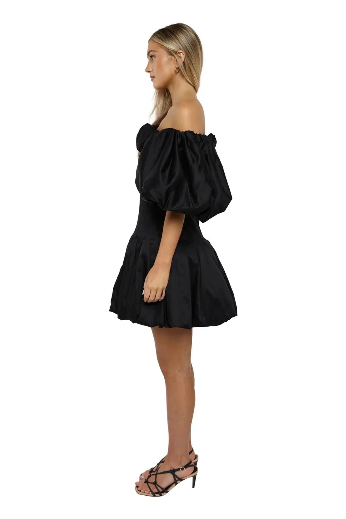 Aje Arles Off Shoulder Mini Dress Black Size S / Au 8 - Image 2