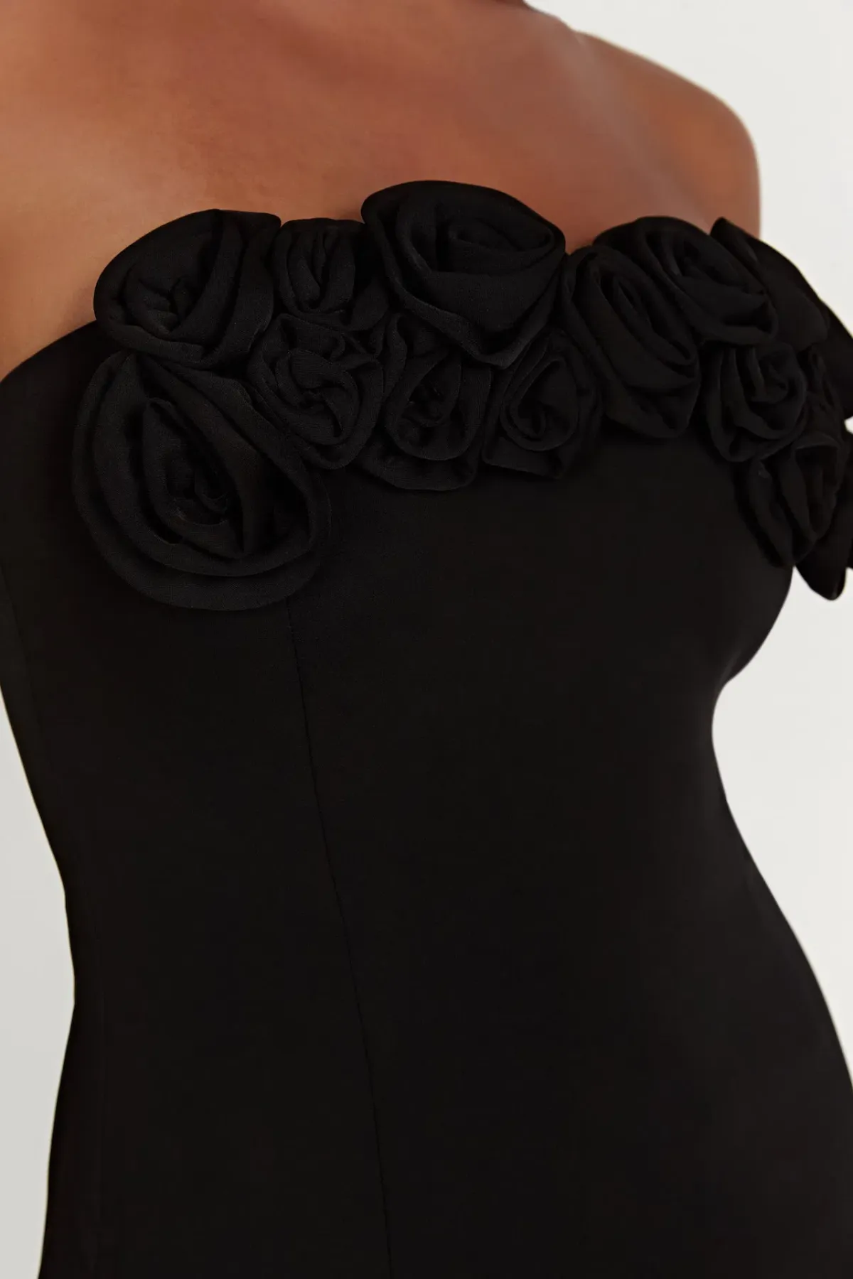 Meshki Brooks Rose Mini Dress Black Size XL / AU 14 - Image 4