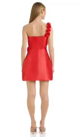 Eliya The Label Amara Mini Dress Red Size XS / AU 6 for rent on The Volte - image 2
