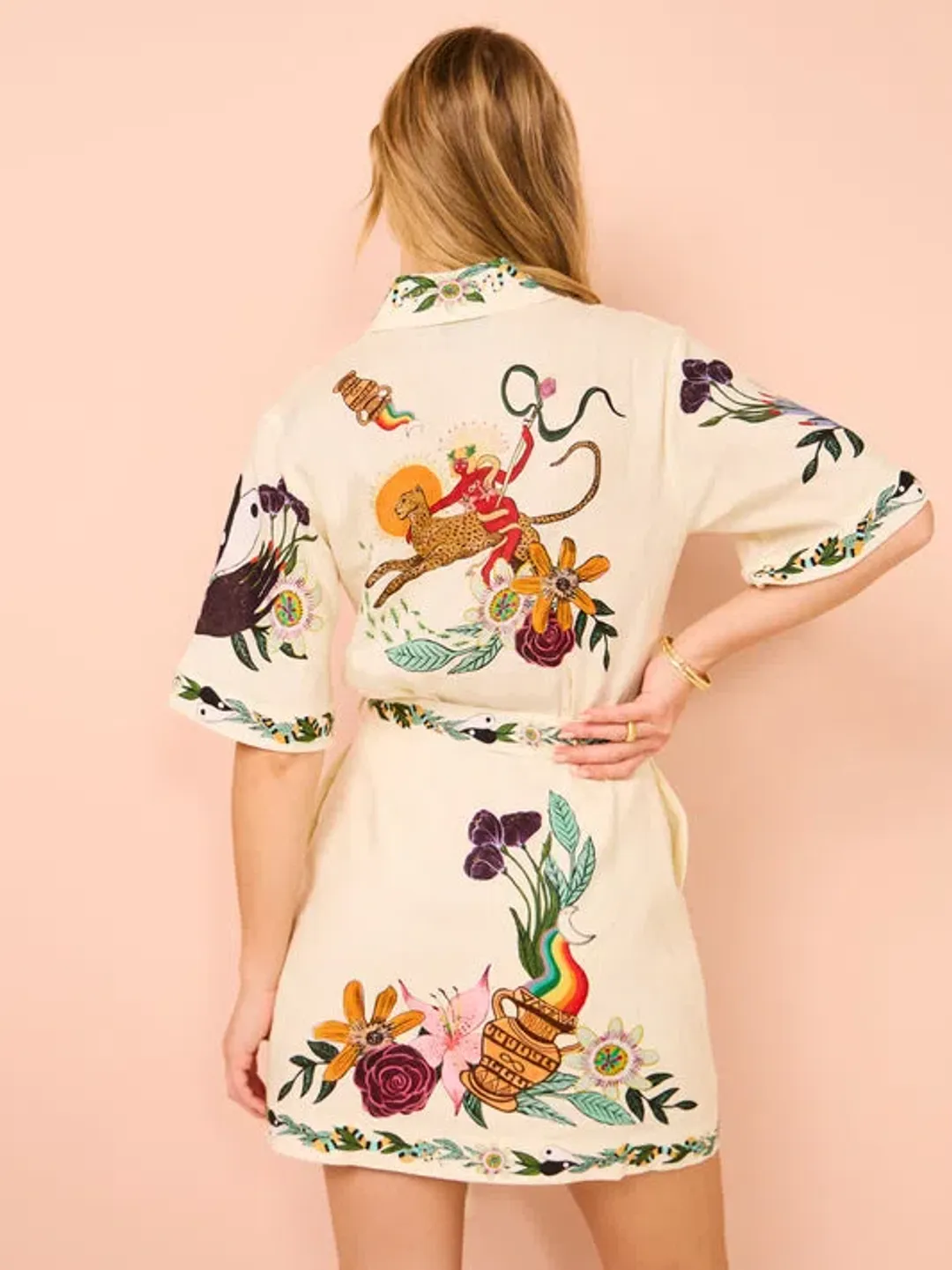 Alemais Meagan Mini Dress Print Size 12 for rent on The Volte - main image
