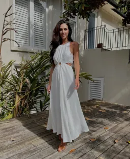 Sheike Gallery Dress White Size AU 16 for rent on The Volte - image 8