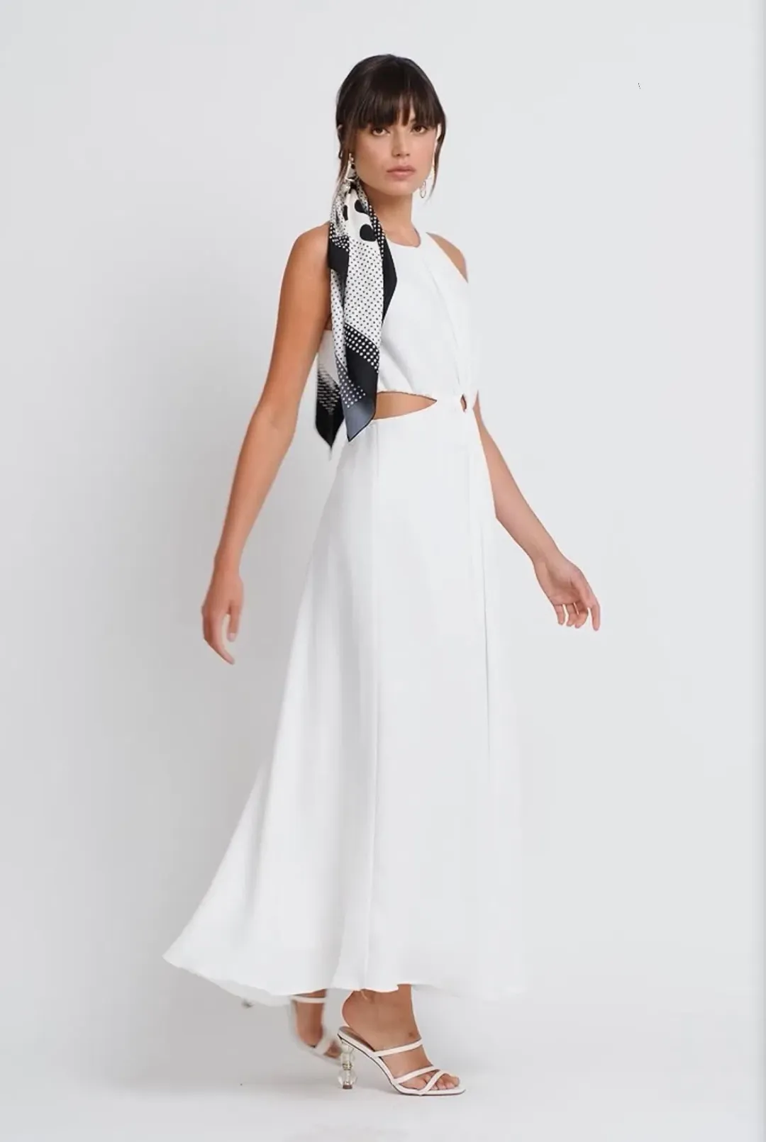 Sheike Gallery Dress White Size AU 16 for rent on The Volte - main image