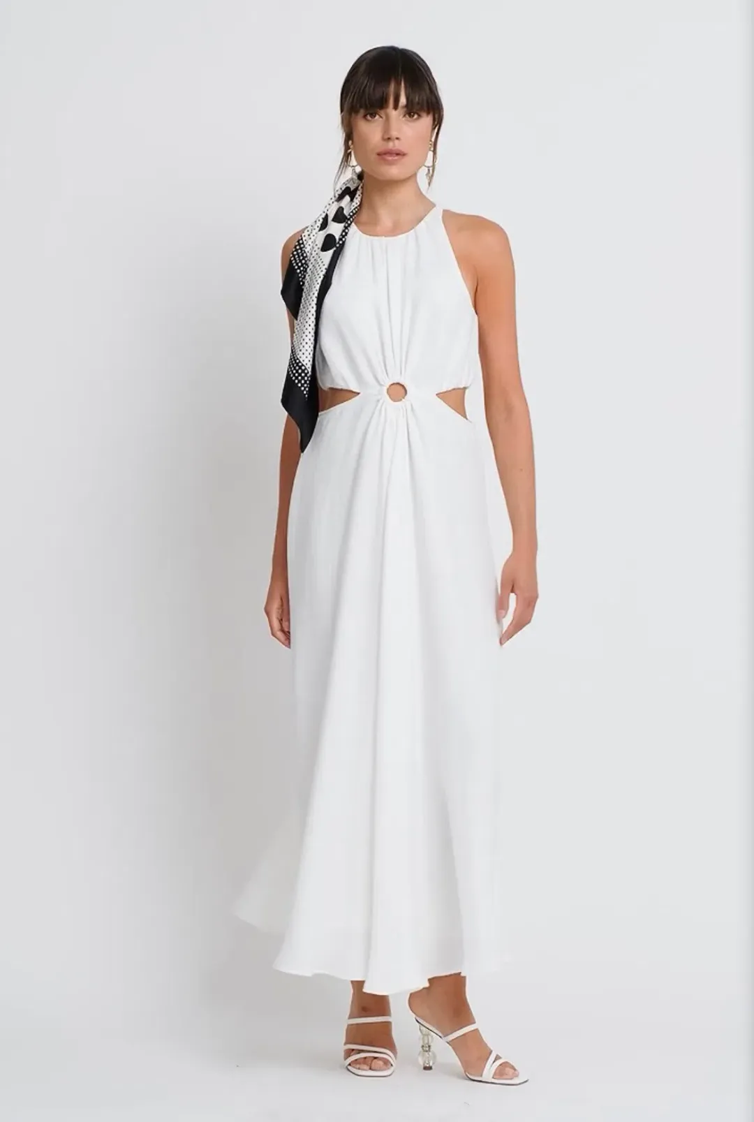Sheike Gallery Dress White Size AU 16 for rent on The Volte - main image