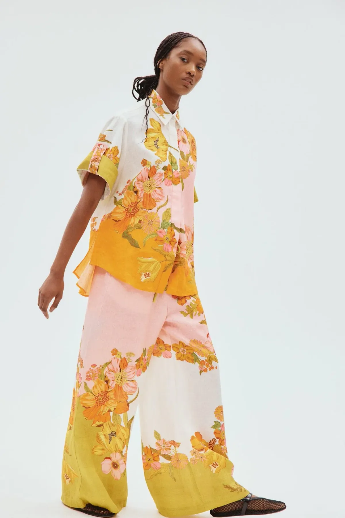 Alemais Silas Shirt and Pant Set Floral Size 8/10 - Image 2