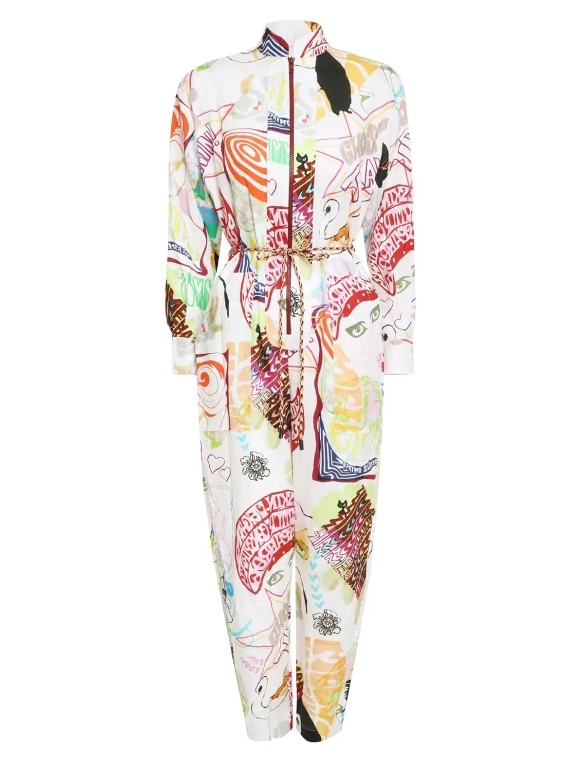 Zimmermann Shelly Zip Boilersuit Poster Print Size 2 / 12 AU - Image 3