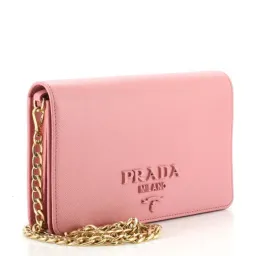 Prada Monochrome Saffiano Leather Mini Bag Pink for rent on The Volte - image 2