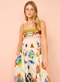 Alemais Evergreen Sundress Multi Size AU 8 for rent on The Volte - image 9