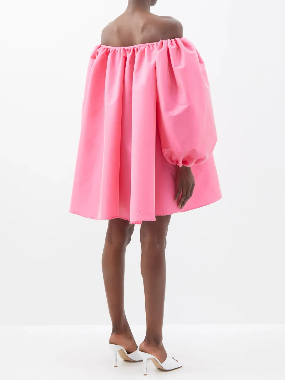 Bernadette Bobby Off-shoulder Dress Pink Size AU 6 - Image 4
