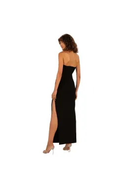 MISHA Ethil Cutout Jersey Dress Black Size 8/S for rent on The Volte - image 2