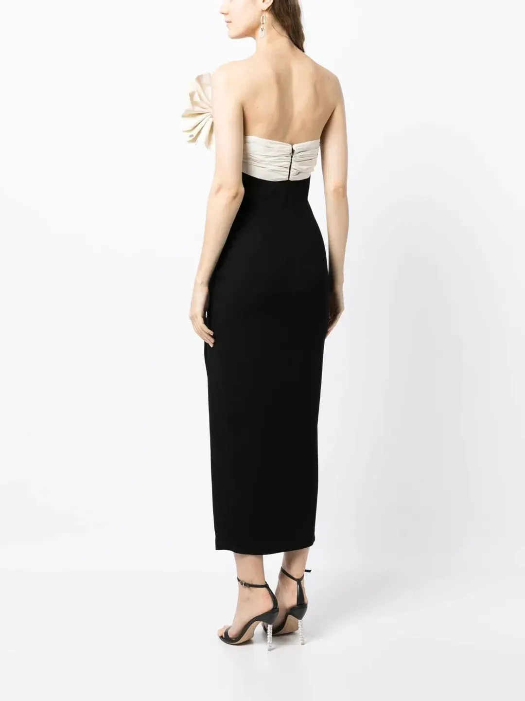 Rachel Gilbert Lavina Dress Black Size AU 10 for rent on The Volte - main image