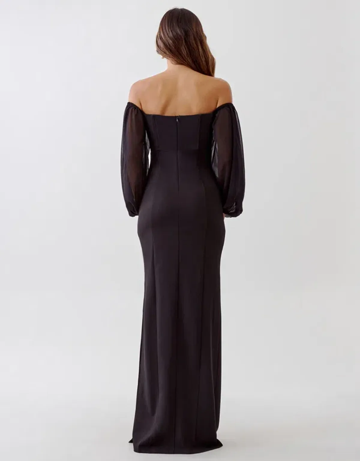 Tussah Ciera Maxi Dress Full Length Black Size AU 10 - Image 3