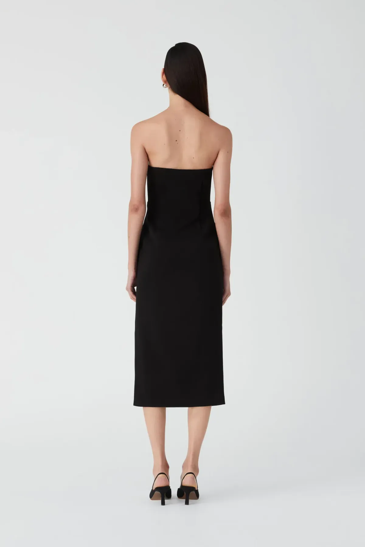 MISHA Marcy Midi Dress Black Size 8/S - Image 2