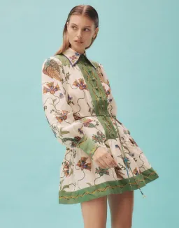 Alemais Birdie Mini Dress Print Size 6 for rent on The Volte - image 2