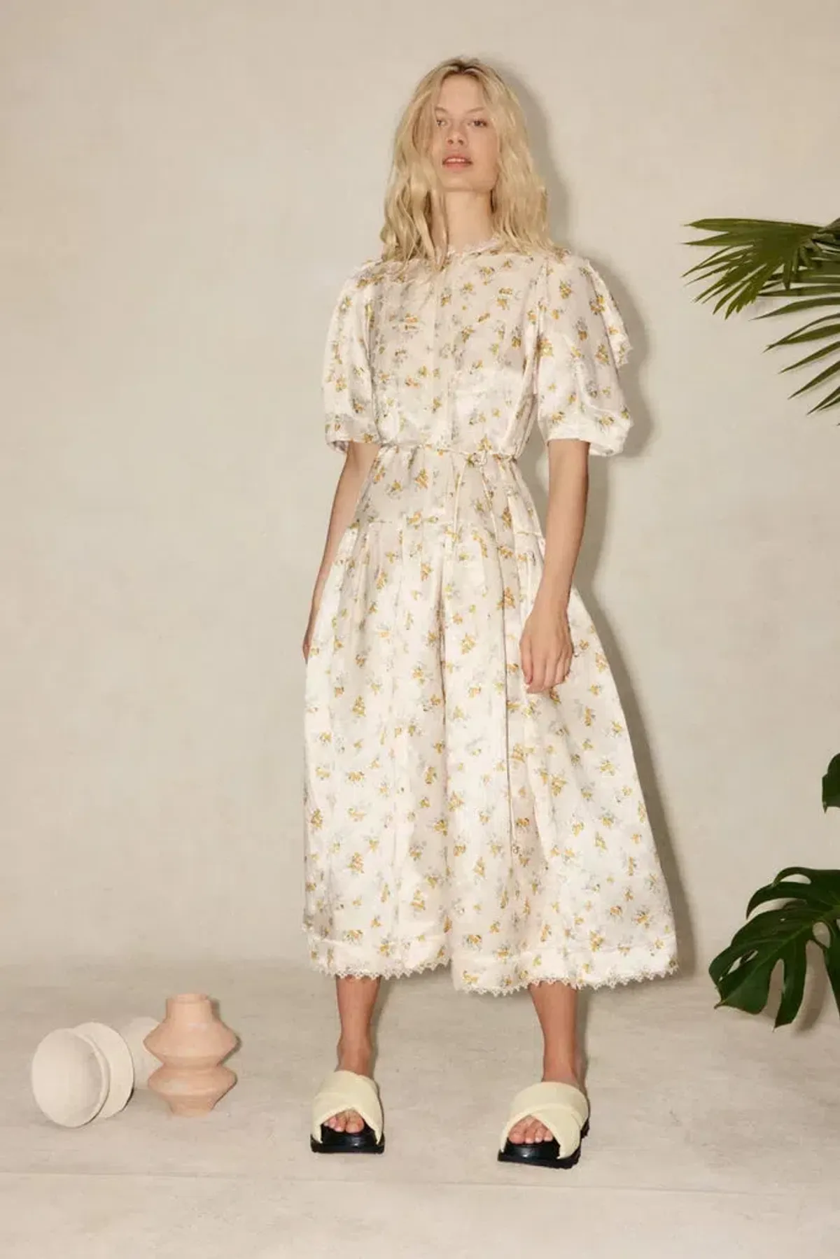 Alemais Bea Midi Dress Floral Size 6 - Image 2