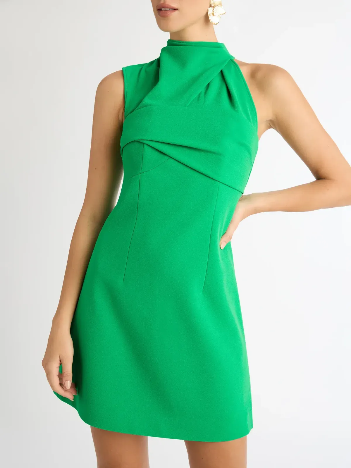Sheike Avery Mini Dress Green Size 10 - Image 3