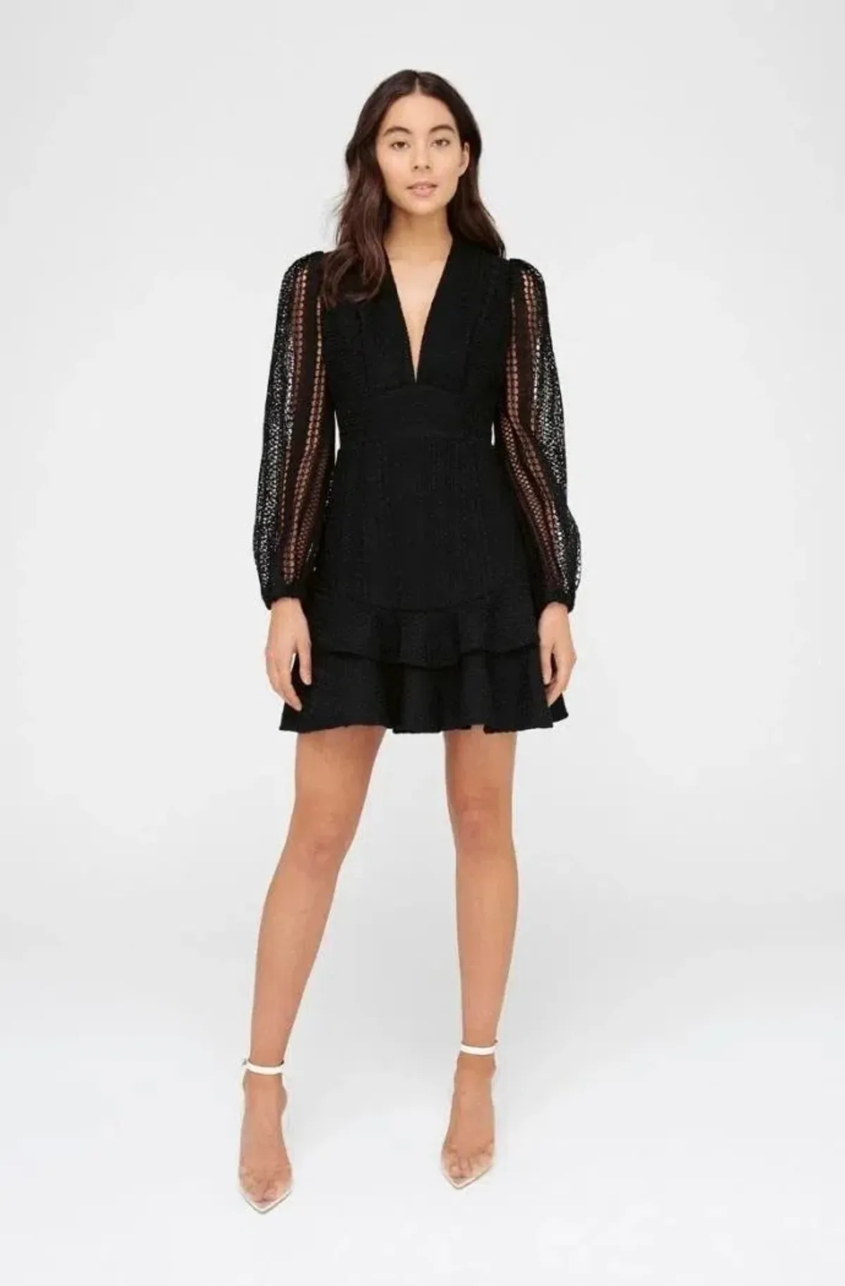 Sheike New Orleans Lace Dress Black Size 8 - Image 1