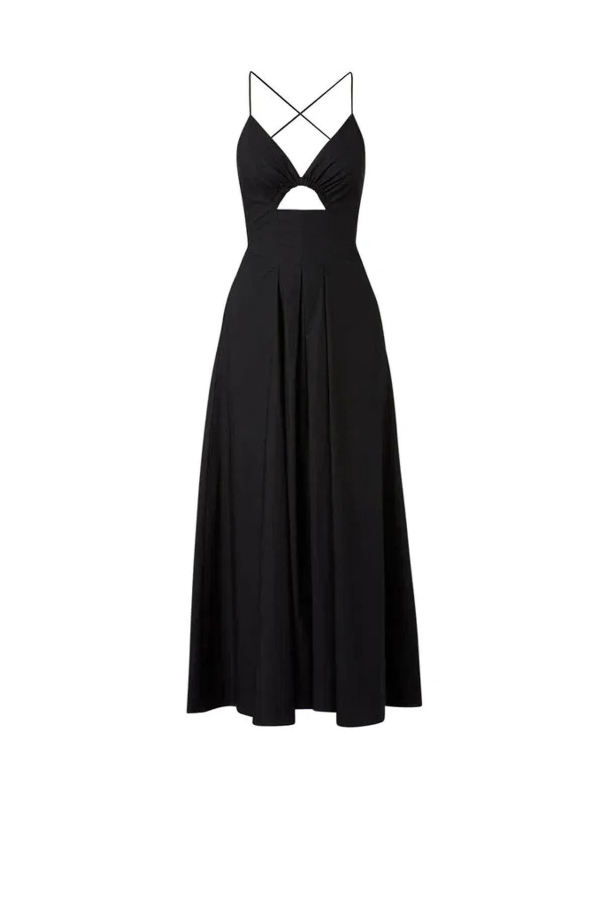 Scanlan Theodore Cotton Strappy Dress Black Size 8 - Image 3