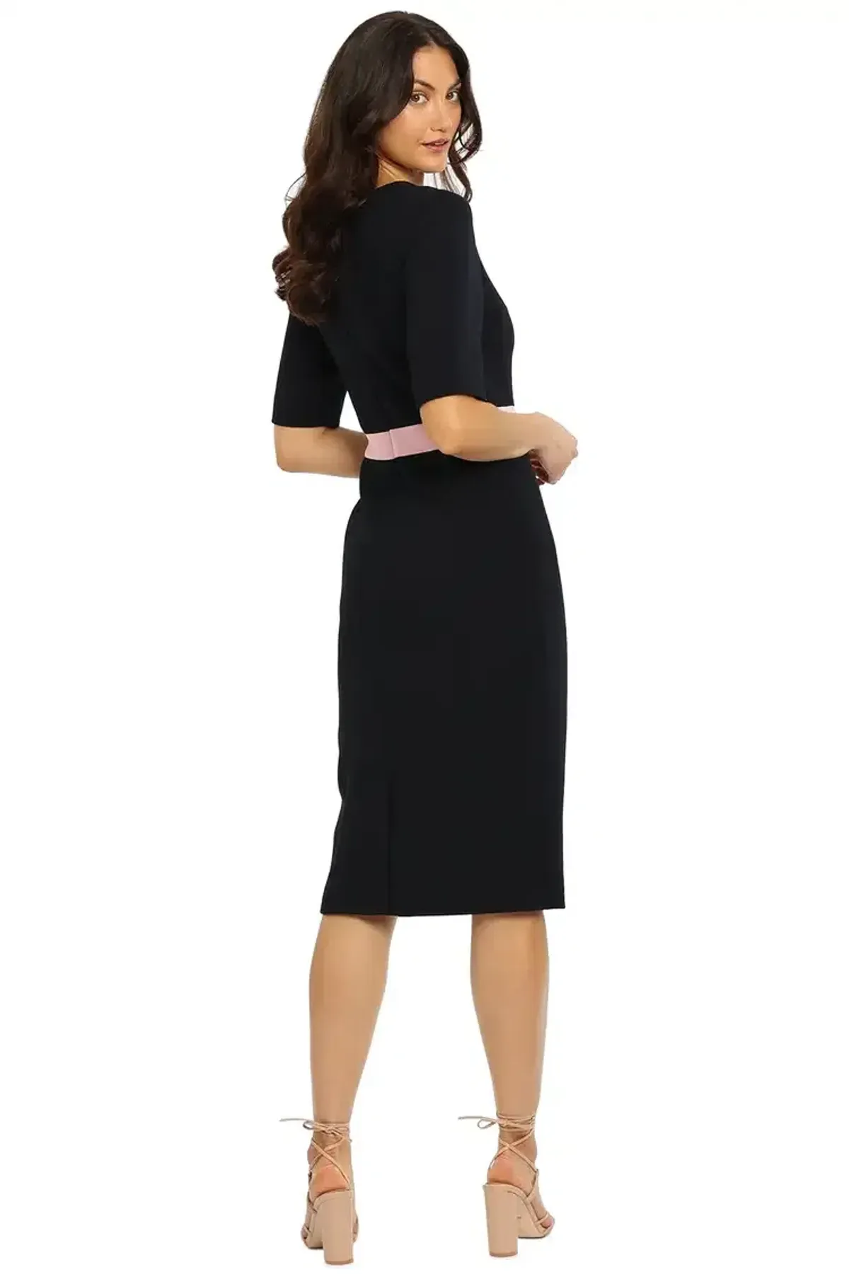 Karen Gee Abstraction Dress in Black Size 8 - Image 3