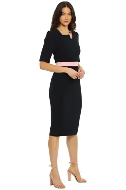Karen Gee Abstraction Dress in Black Size 8 for rent on The Volte - image 1