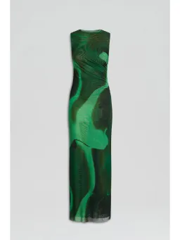 Scanlan Theodore Italian Watercolour Dress in Safari Size AU 10 for rent on The Volte - image 4