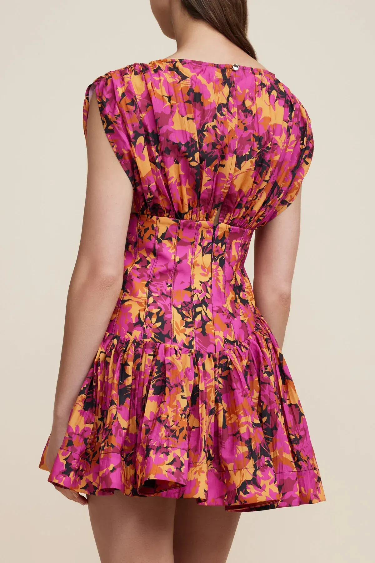 Acler Clifton Dress Multi Floral Size 14 - Image 3