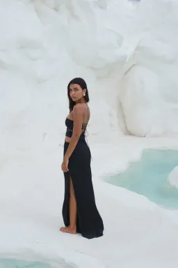 HNTR The Label Timothy Gown in Onyx Size M / AU 10 for rent on The Volte - image 2