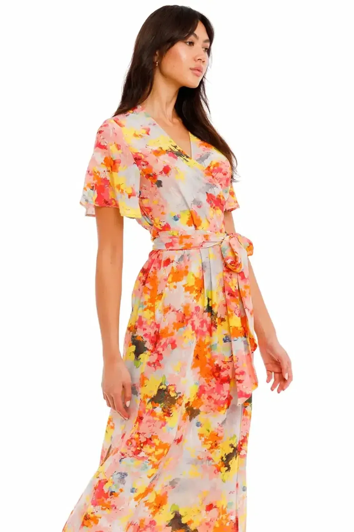 Kate Sylvester Meg Midi Dress in Sunshine Size 8 - Image 5