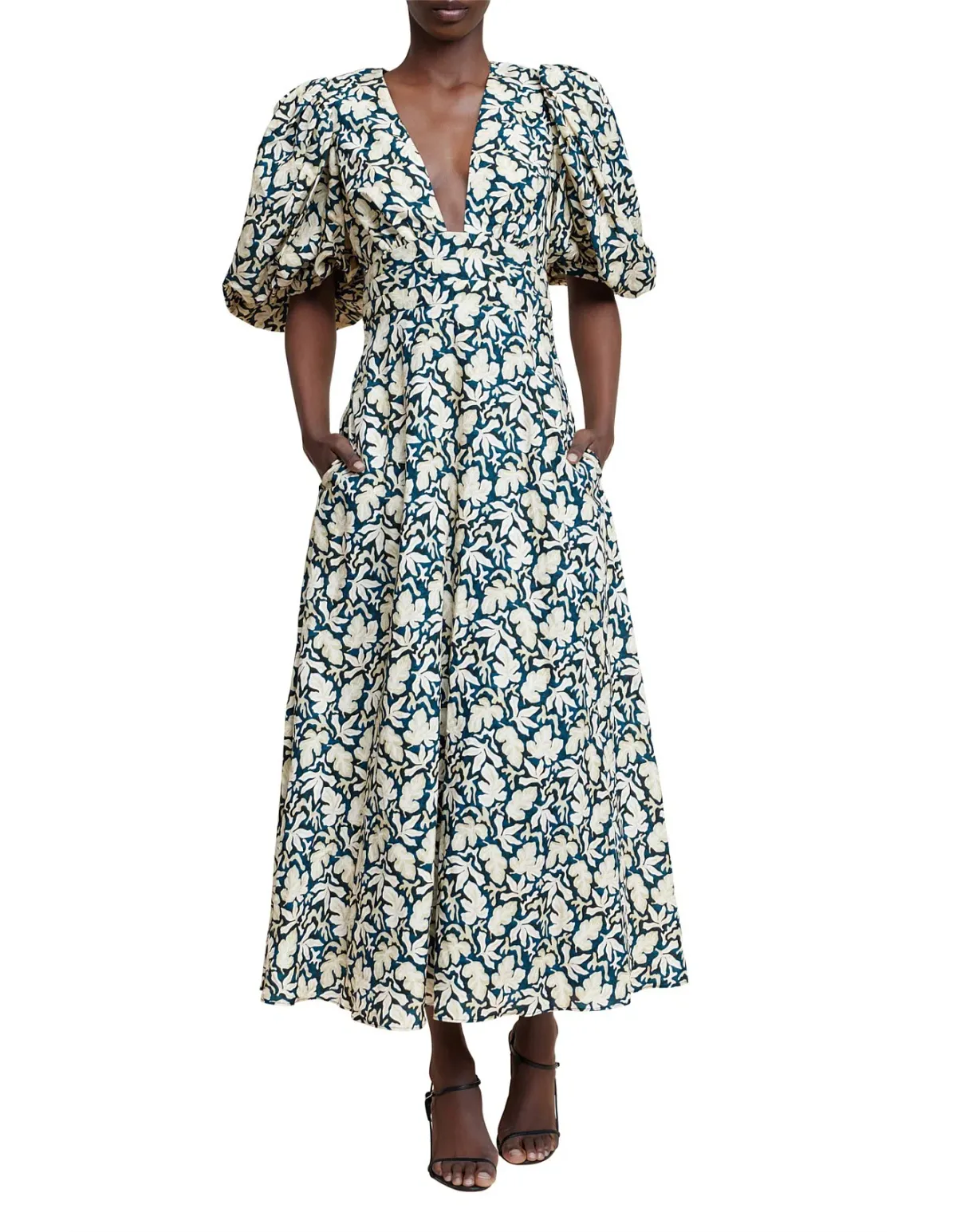 Acler Hamilton Midi Dress Floral - Image 1