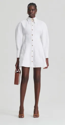 Scanlan Theodore cocoon sleeve denim mini dress size 8AU for rent on The Volte - image 1