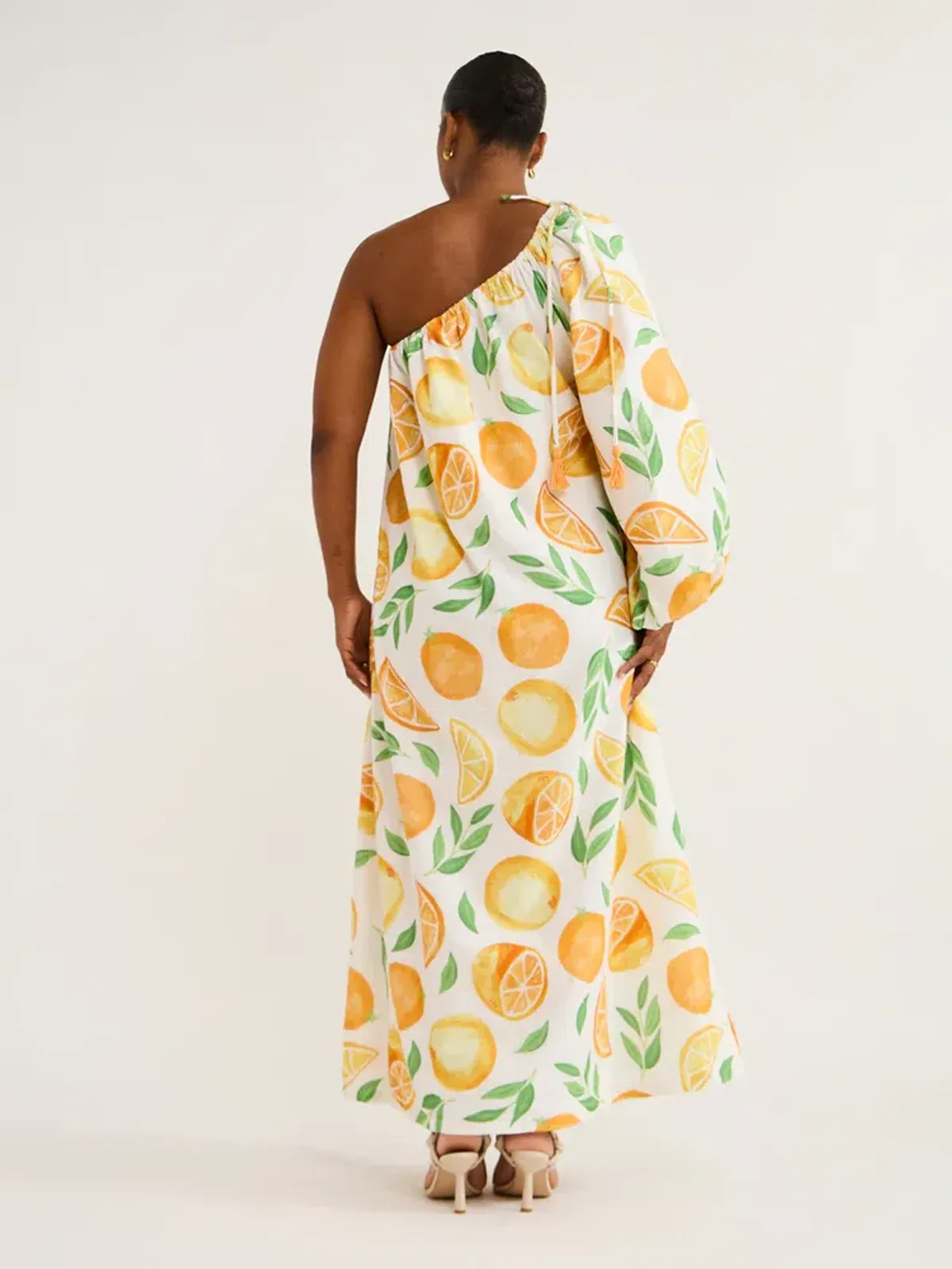 Ambra Maddalena Ophelia Dress In Orange Size 10 - Image 4