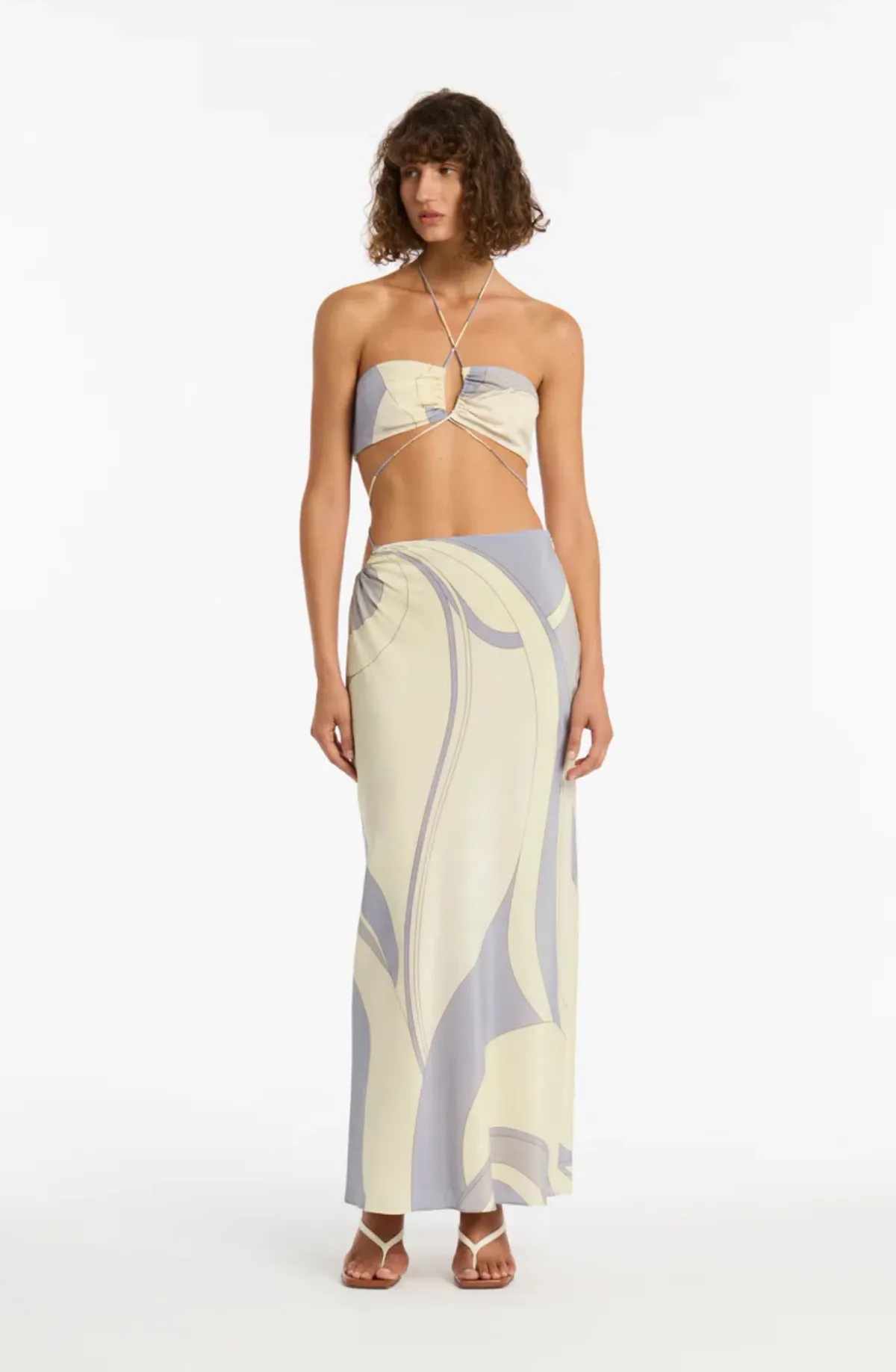 Sir the Label Adrianna Deconstructed Dress Multi Size 6 - Image 1