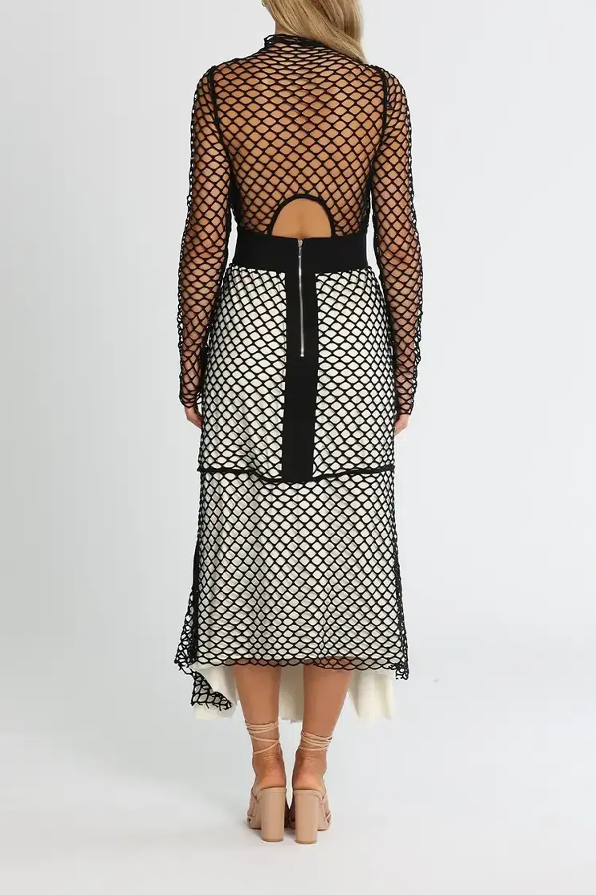KITX Net Dress in Black Size 8 - Image 3