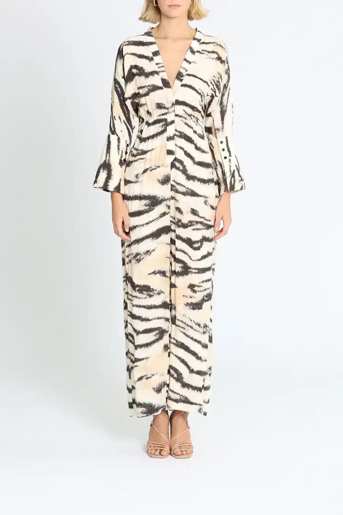 KITX Zebra Jumpsuit Animal Print Size 8 - Image 1