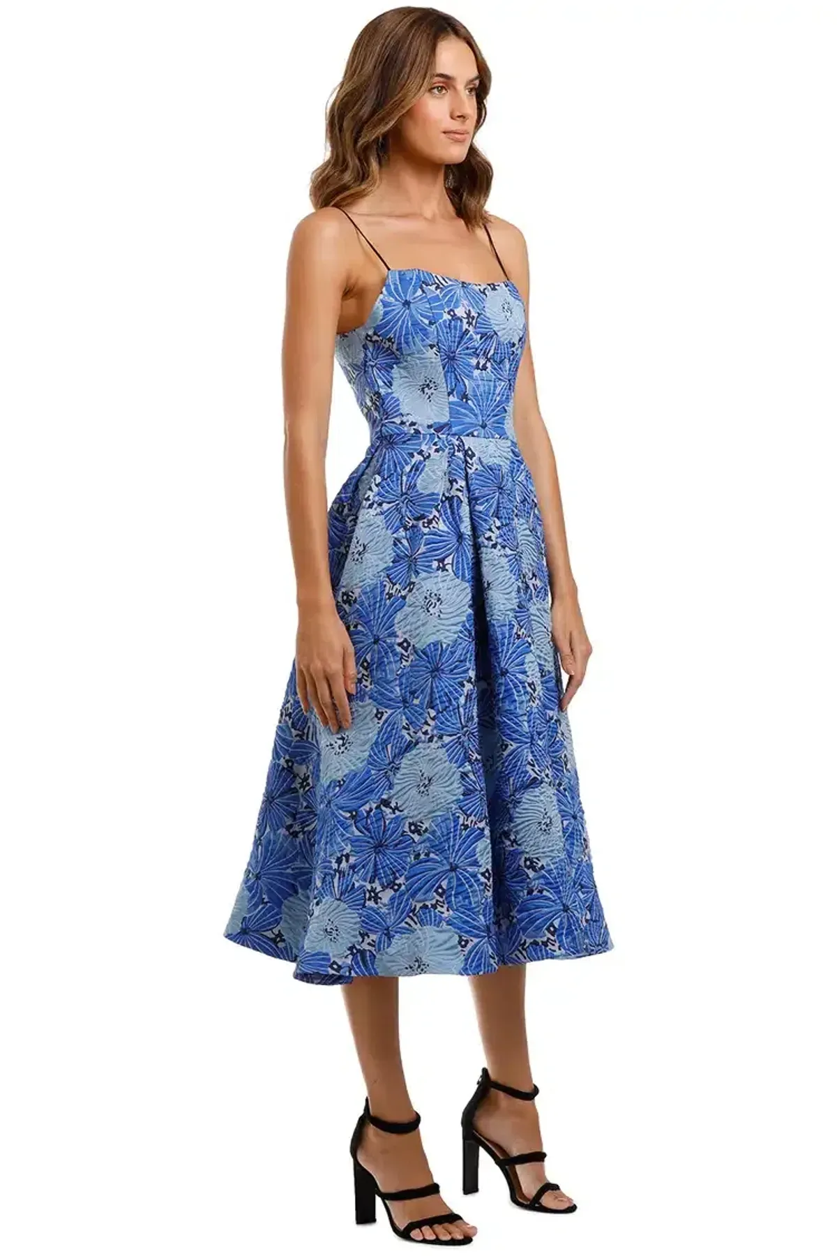 Love Honor Alexia Midi in Cobalt Size 8 - Image 1