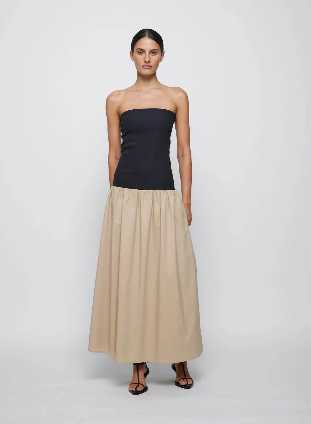 Anna Quan Amyra Dress Latte Size 4 for rent on The Volte - main image