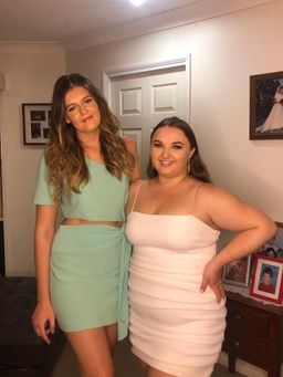Finders Keepers Daniella Mini Dress - Mint Size L for rent on The Volte - image 3