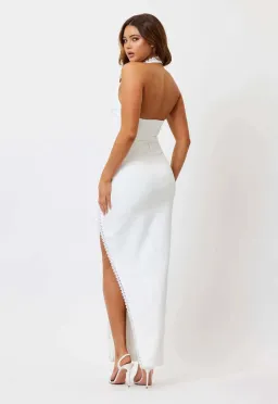 Bianca and Bridgett Laura Pearl Dress White Size 10 for rent on The Volte - image 3