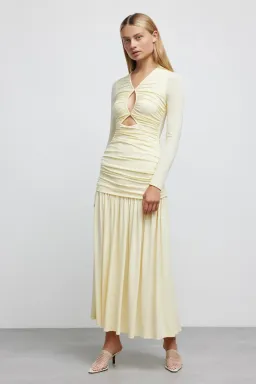 Significant Other Avah Maxi Dress Buttermilk Size 8 for rent on The Volte - image 1