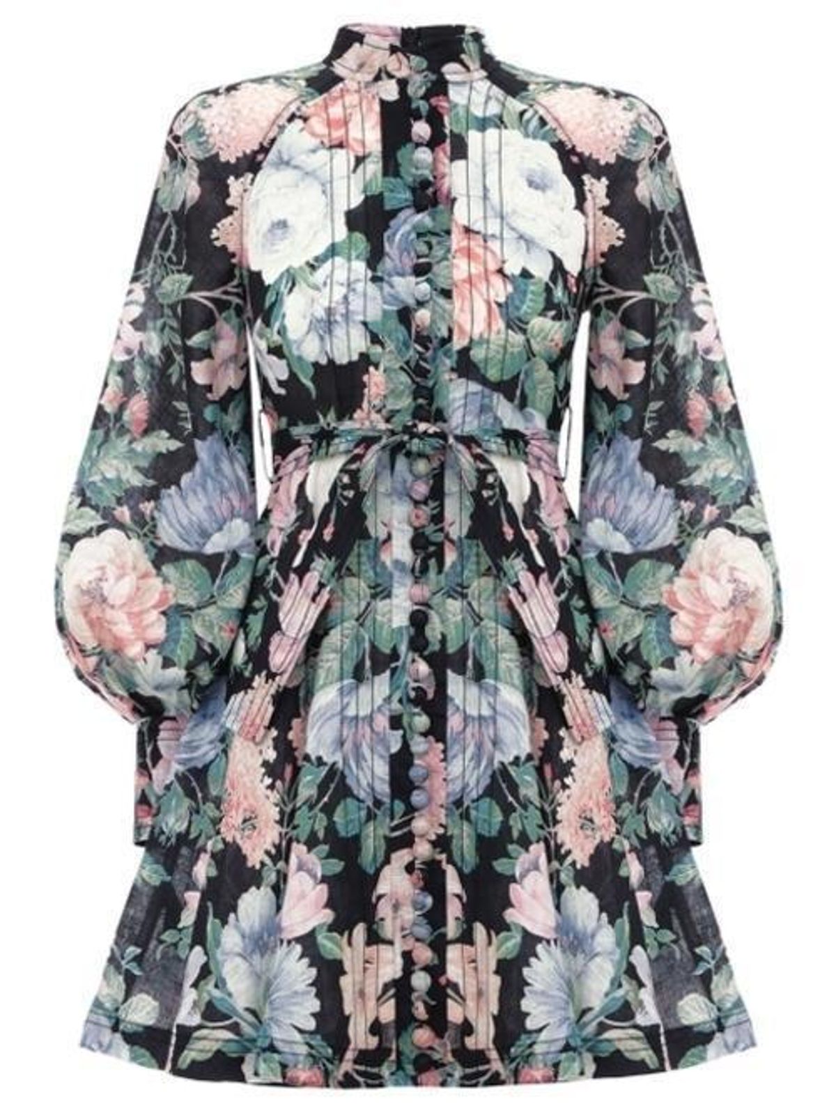Zimmermann Verity Rouleau Short Dress Print Size 8 - Image 3