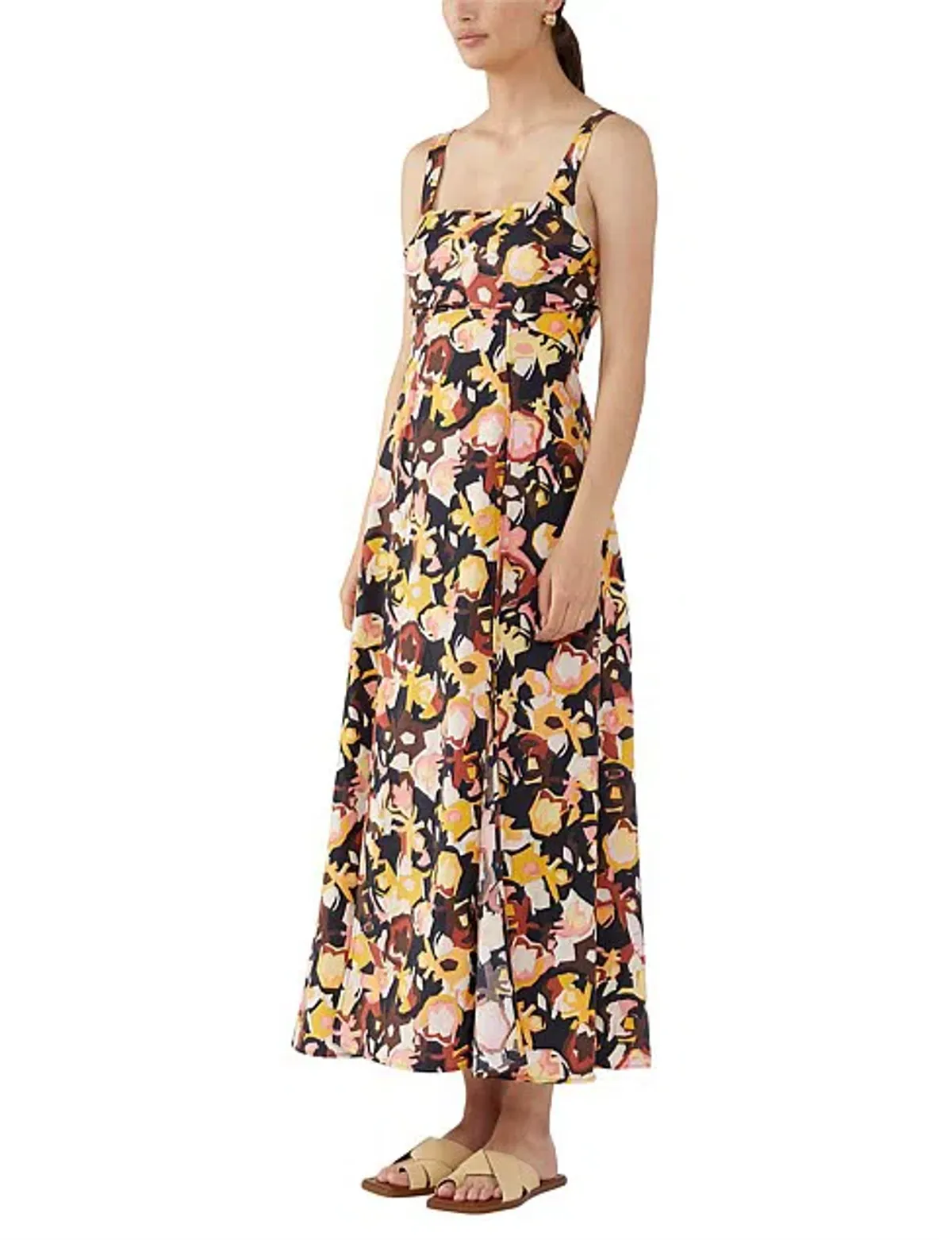 Camilla & Marc Delfino Long Split Skirt Dress Size 14 - Image 3
