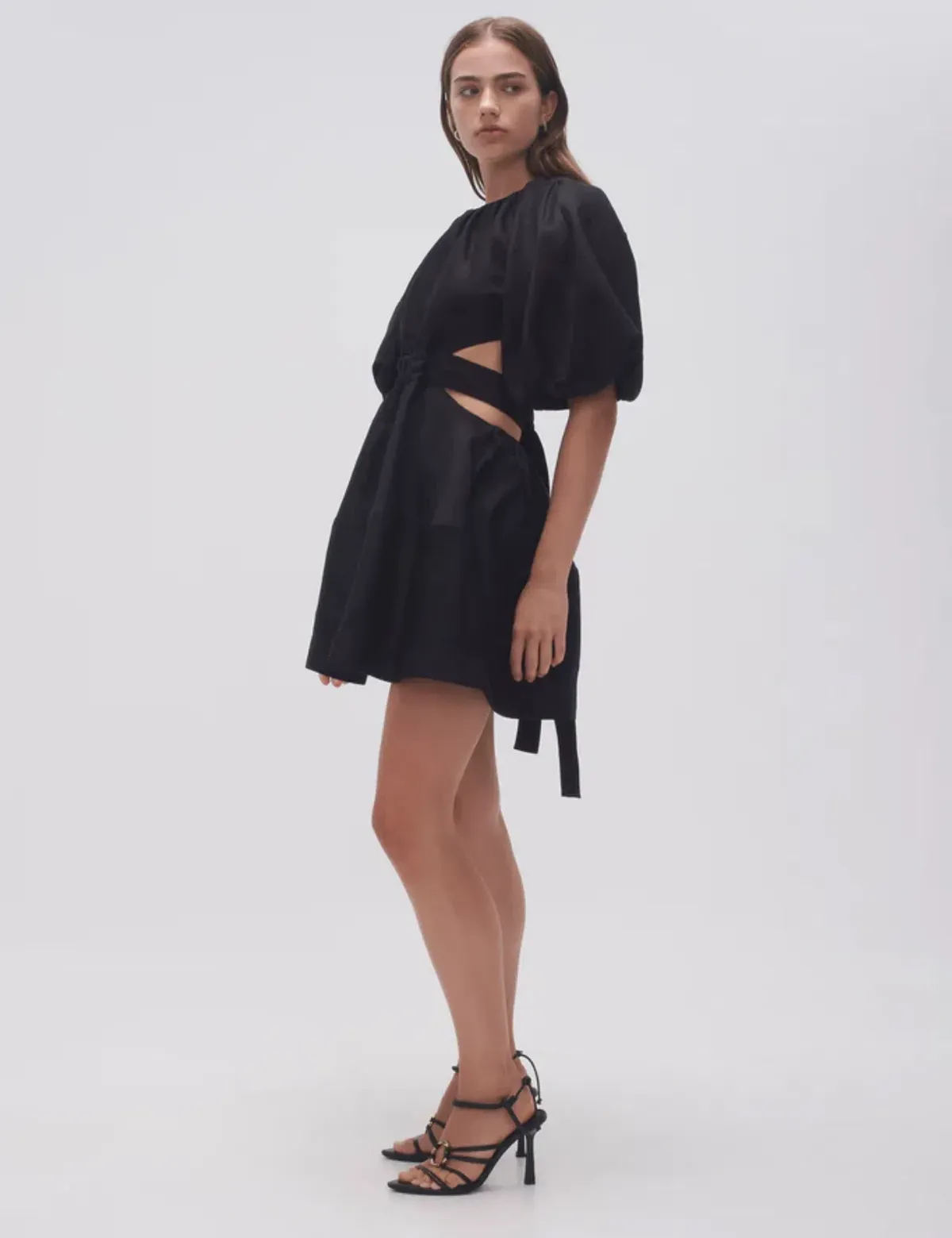 AJE Mimosa Cut Out Mini Dress Black Size 10 - Image 2