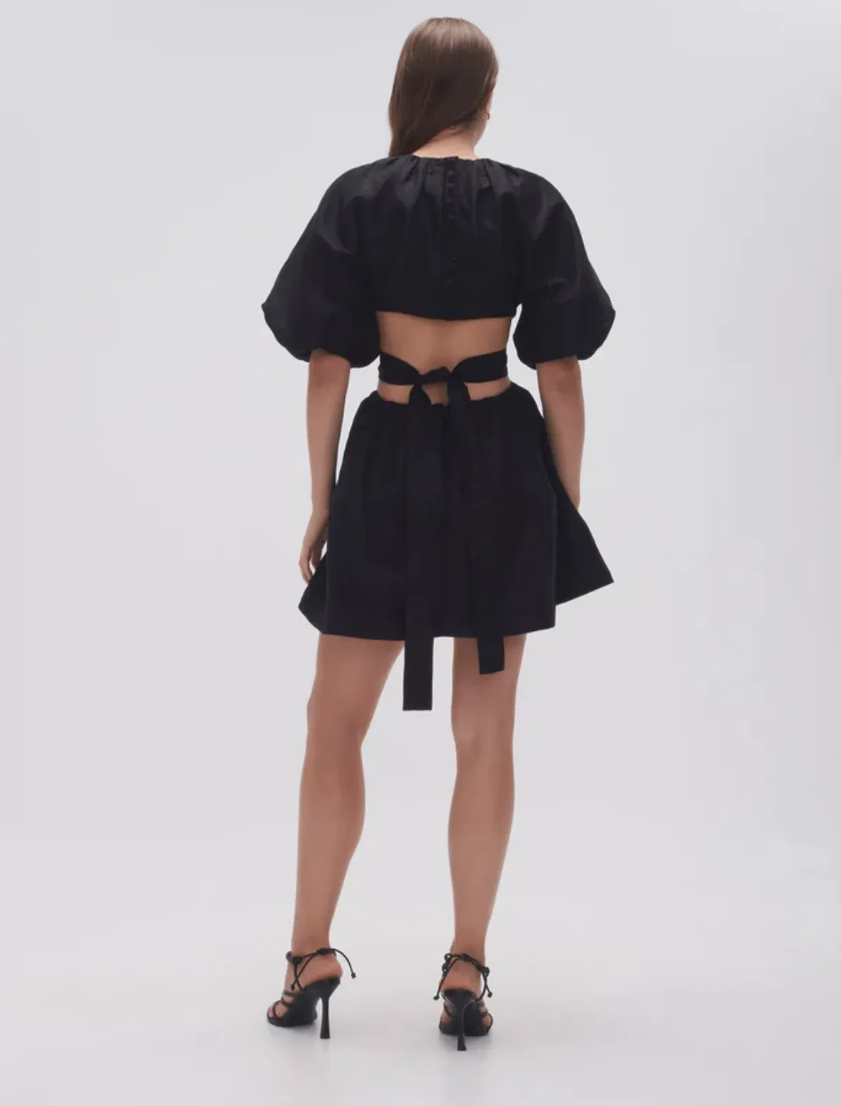 AJE Mimosa Cut Out Mini Dress Black Size 10 - Image 4