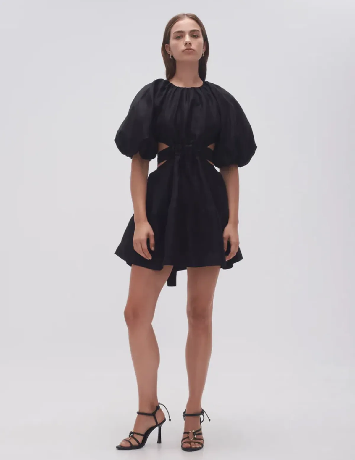 AJE Mimosa Cut Out Mini Dress Black Size 10 - Image 1