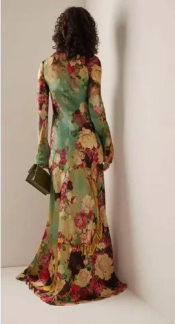 Zimmermann Wonderland Bias Slip Dress Floral Size 2 / AU 12 for rent on The Volte - image 2
