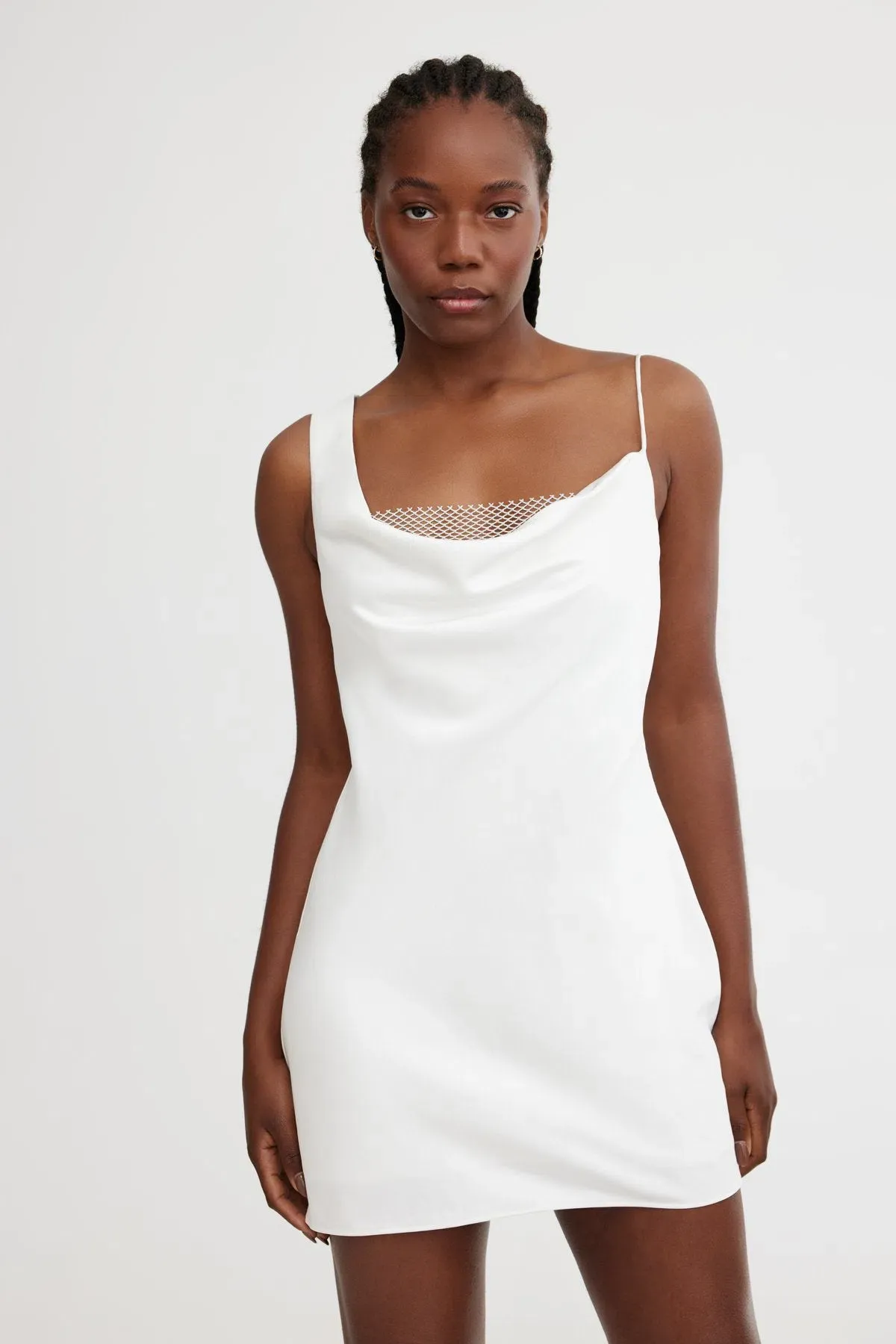 Significant Other Elodie Mini Dress Ivory Size 8 - Image 2
