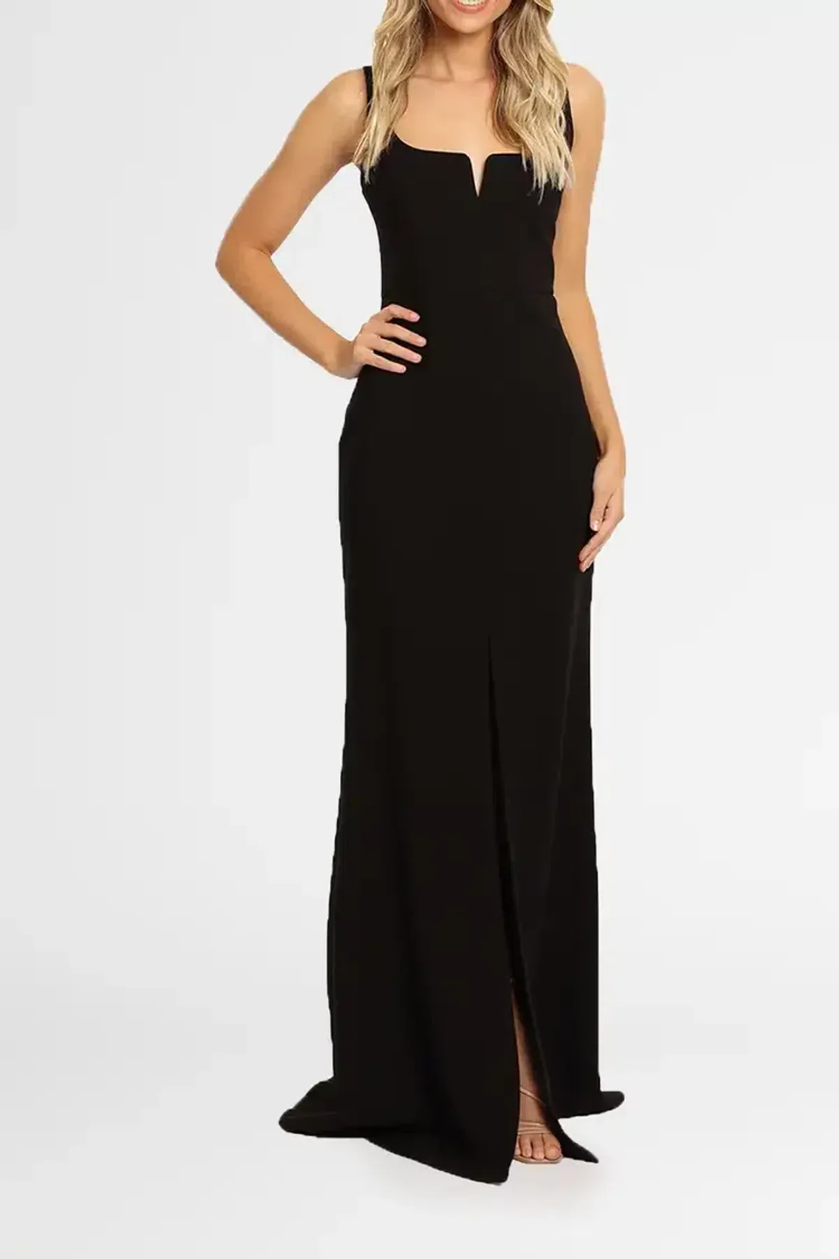 Likely NYC Constance Gown in Black Size 8 for rent on The Volte - main image