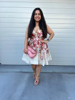 Zimmermann Wonderland V Neck Mini Dress Floral Size 4 / AU 16 for rent on The Volte - image 3