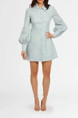 Leo Lin Luminous Mini Dress in Air Size 10 for rent on The Volte - image 4